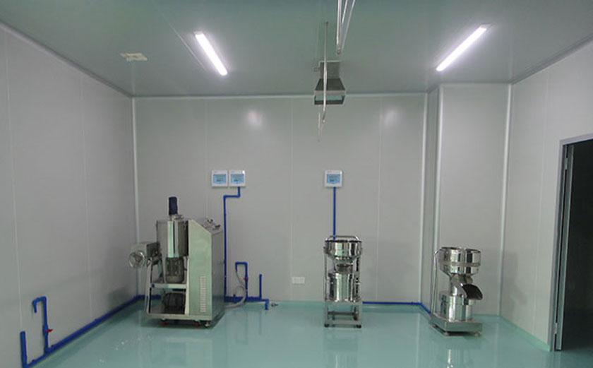 嘉興嘉善化妝品廠潔凈車間裝修工程