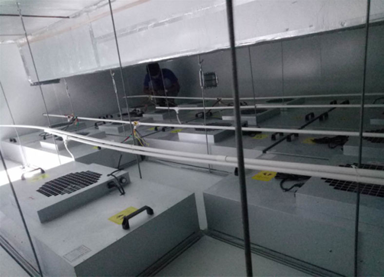 嘉興千級電子凈化車間裝修工程