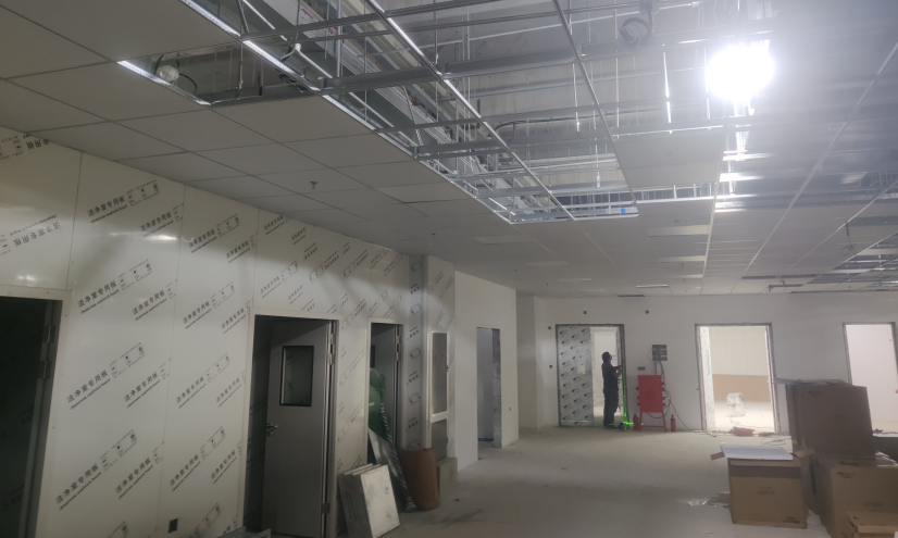 蘇州某醫療器械潔凈廠房裝修工程案例
