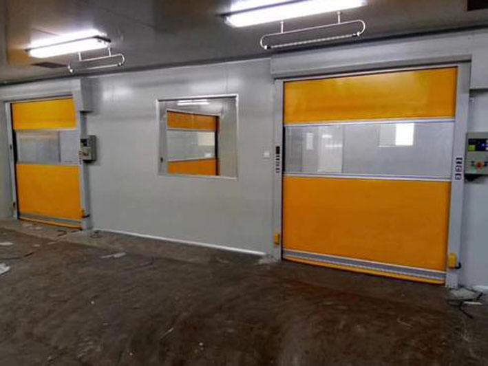 潔凈車間裝修工程安裝快速門圖片 潔凈車間裝修工程安裝快速門圖片