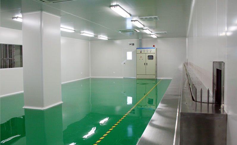 凈化車間環氧地坪鋪設效果圖