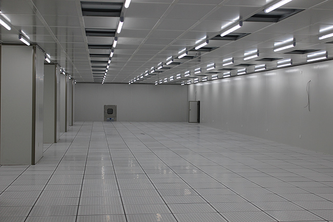精密電子凈化車間架空地板鋪設效果圖