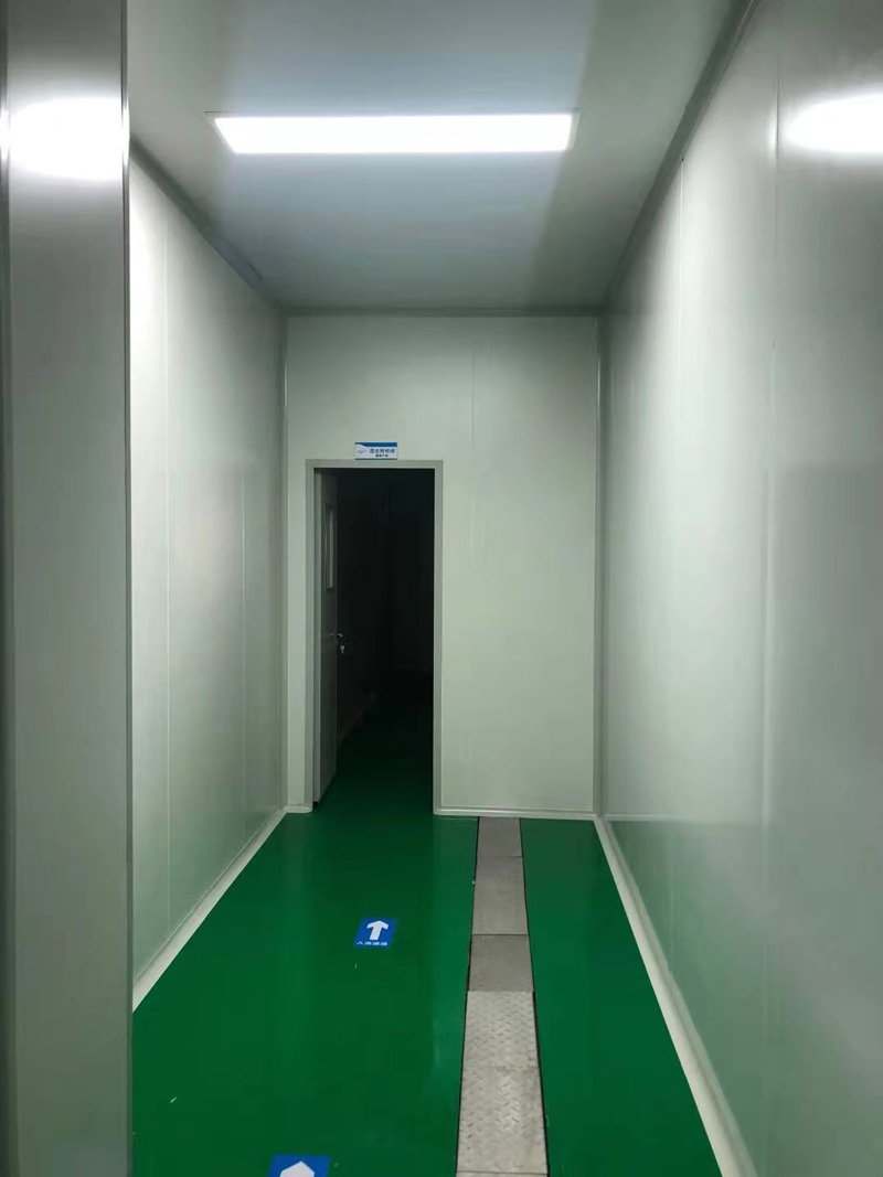 上海寶山2100平方十萬級巧克力食品廠的裝修案例